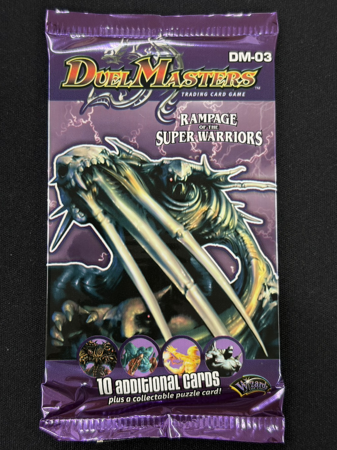 (未開封)デュエルマスターズ  DM-03  RAMPAGE OF THE SUPER WARRIORS 1パック