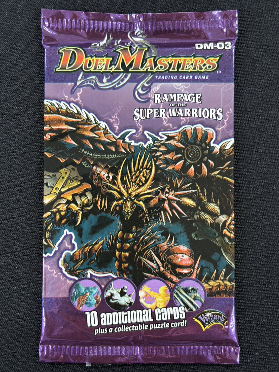 (未開封)デュエルマスターズ  DM-03  RAMPAGE OF THE SUPER WARRIORS 1パック