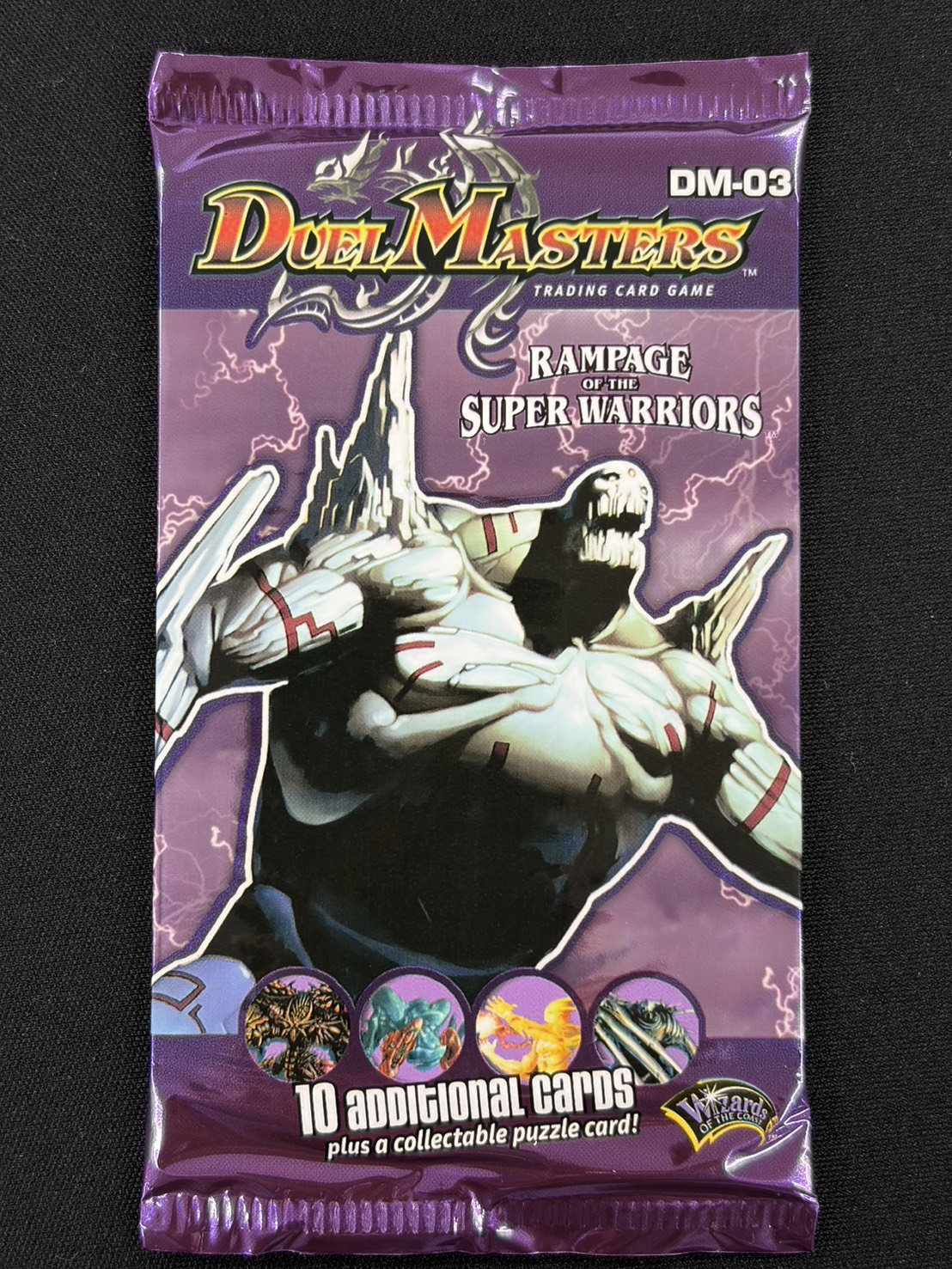 (未開封)デュエルマスターズ  DM-03  RAMPAGE OF THE SUPER WARRIORS 1パック