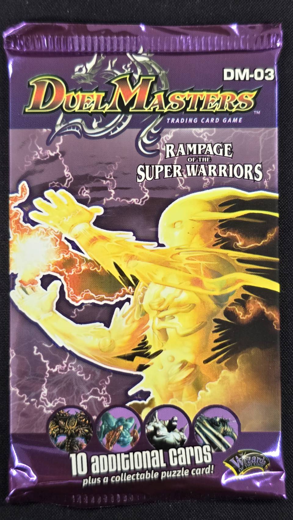(未開封)デュエルマスターズ  DM-03  RAMPAGE OF THE SUPER WARRIORS 1パック