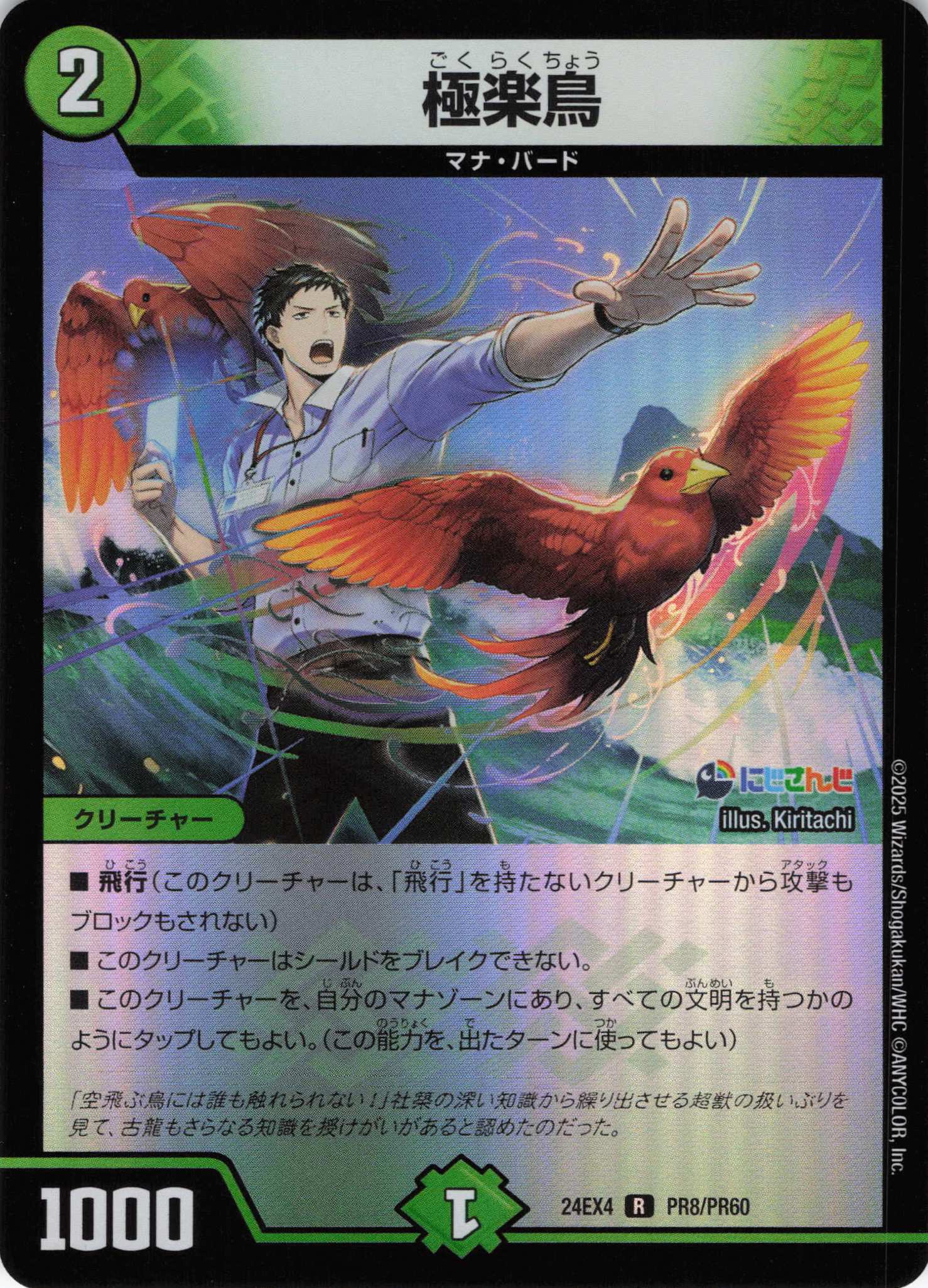 【状態B】極楽鳥(DM24EX4-PR08/PR60)